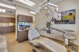 endodontist in Colorado Springs interior comfortable dental chair